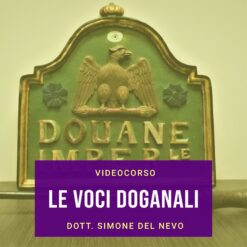 Videocorso - Le voci doganali