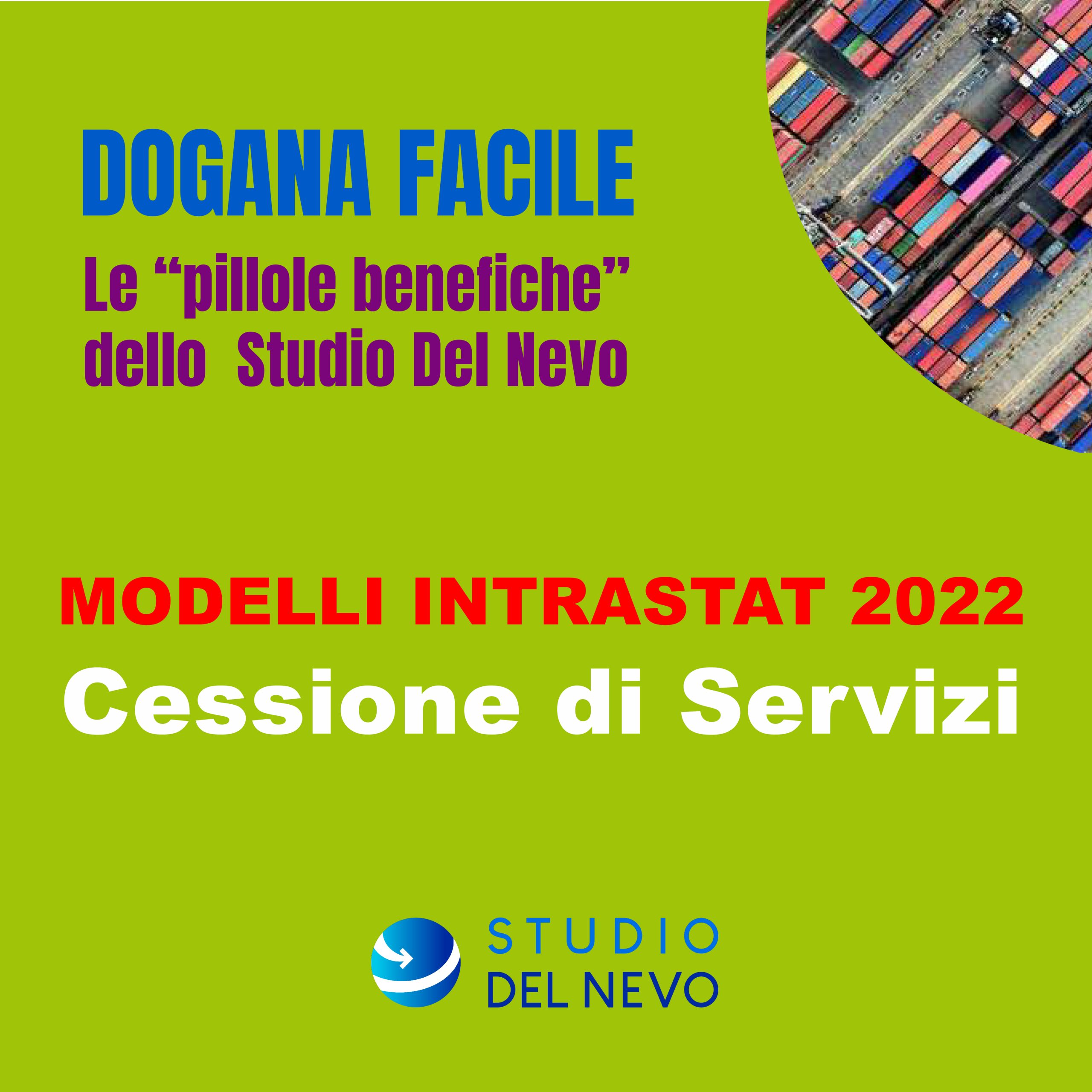 Videocorso modelli intrastat: cessione servizi