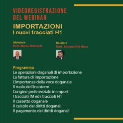 Videoregistrazione Webinar Importazioni: i nuovi tracciati H1