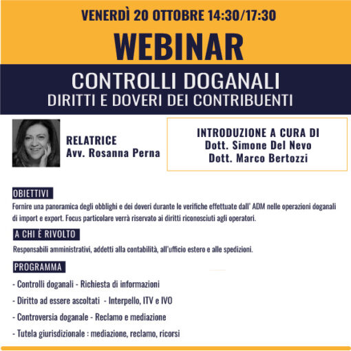 Controlli doganali: diritti e doveri dei contribuenti